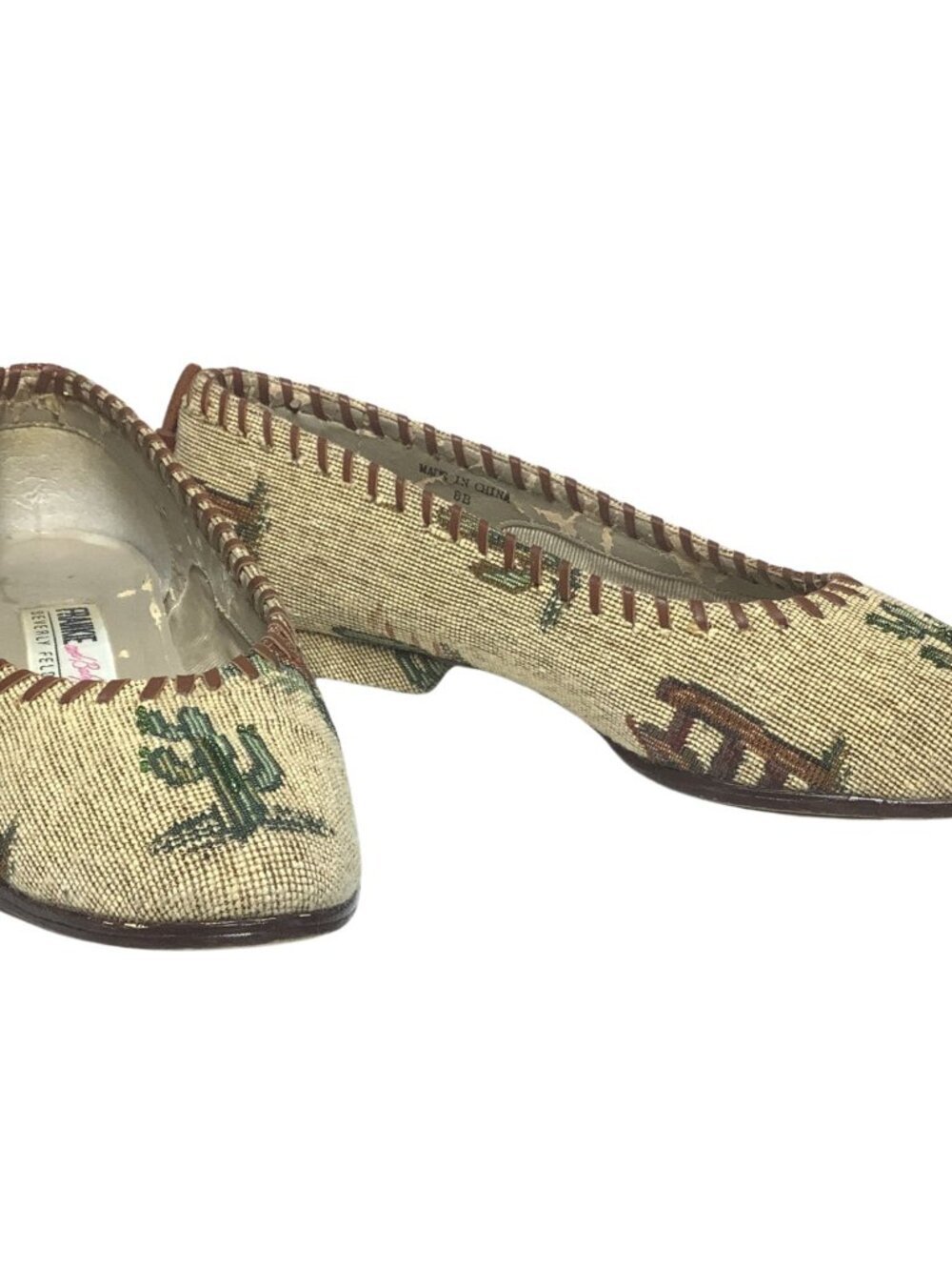 Vintage Frankie & Baby Flats Women's size 8 Southwestern Tapestry